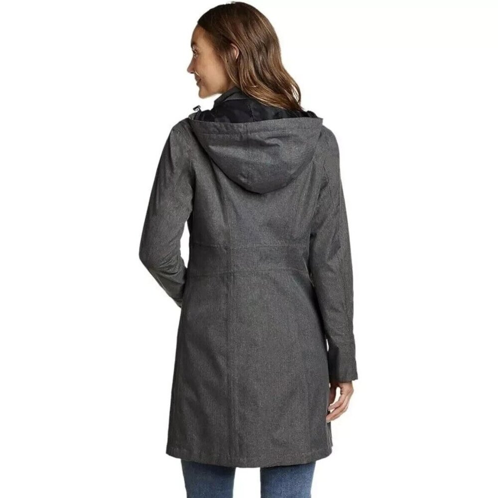 Eddie Bauer Women's Girl on the Go Trench Coat, Medium Size, New - Picture 8 of 8